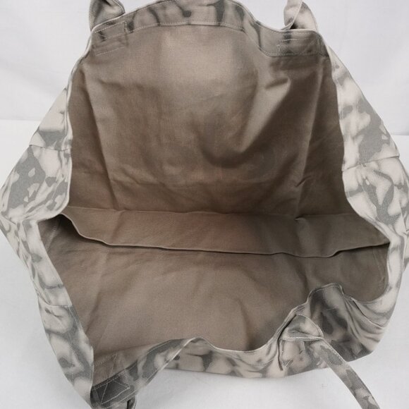 ALO Yoga Shopper Tote Bag with Logo Print in Grey Tiedye - NWT - Picture 4 of 10